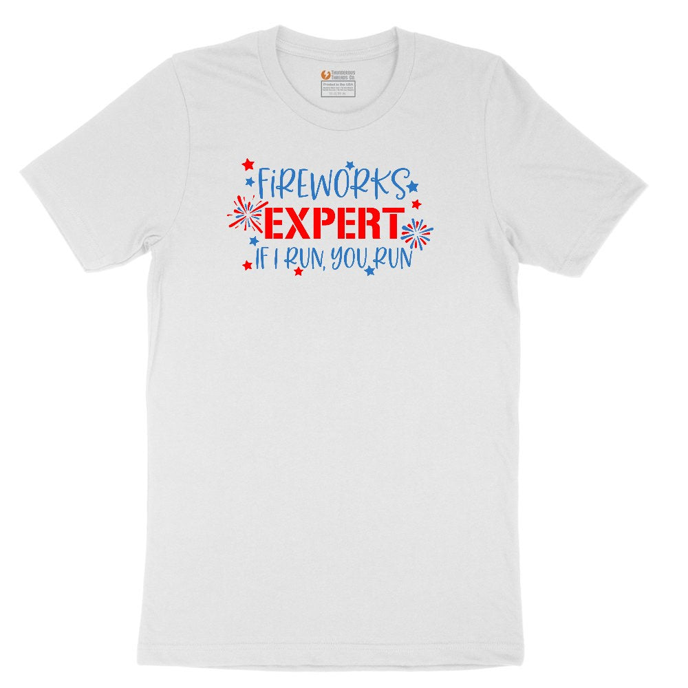Fireworks Expert Youth Short Sleeve Tee - White