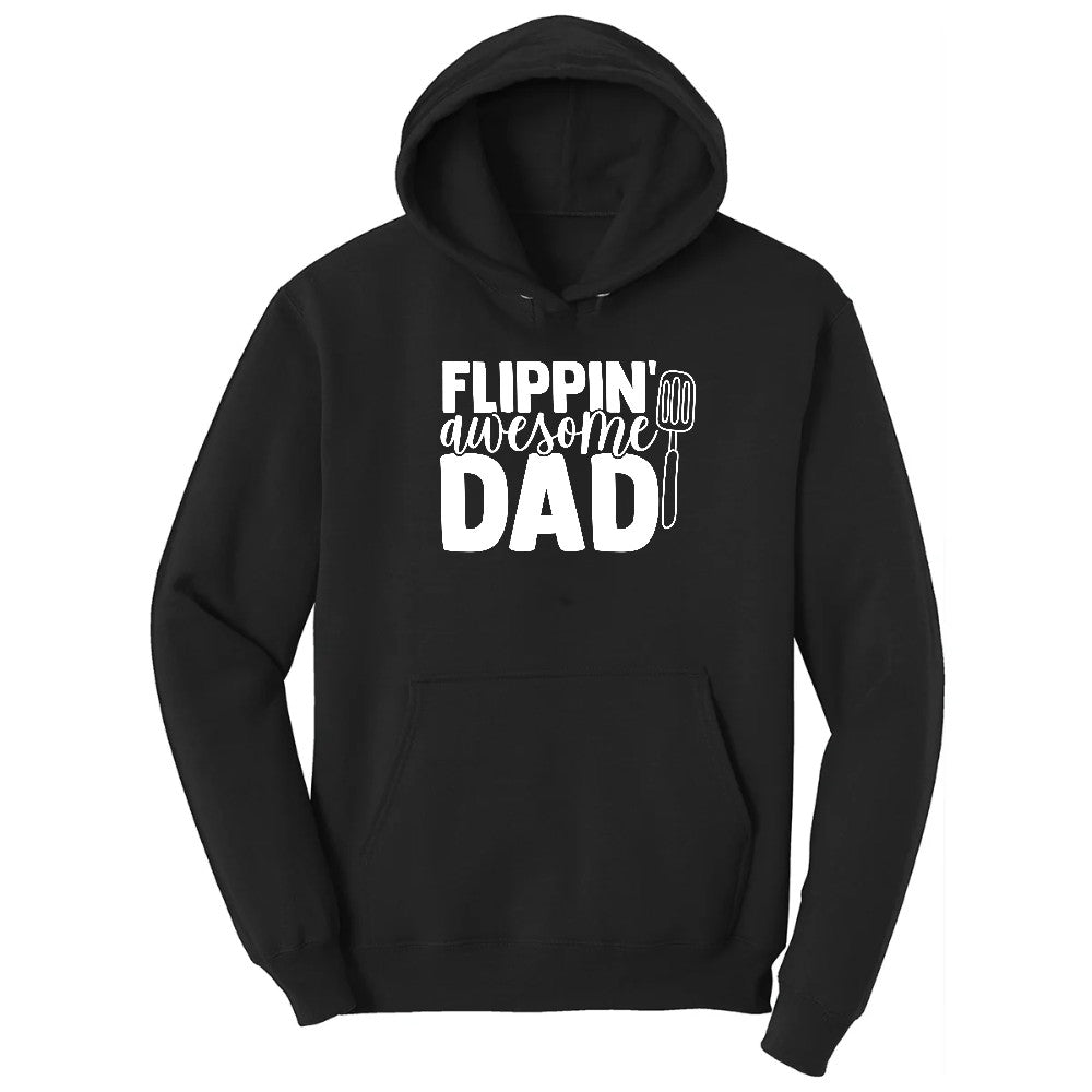 Flipping Awesome Dad Hoodie - Jet Black