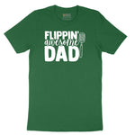 Flipping Awesome Dad Short Sleeve Tee - Athletic Kelly