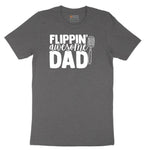 Flipping Awesome Dad Short Sleeve Tee - Dark Heather Grey