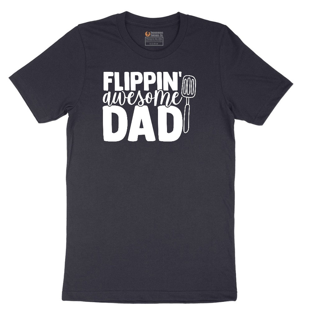 Flipping Awesome Dad Short Sleeve Tee - Deep Navy