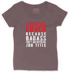 Football Coach Ladies Curvy Tee - Sangria Blackout