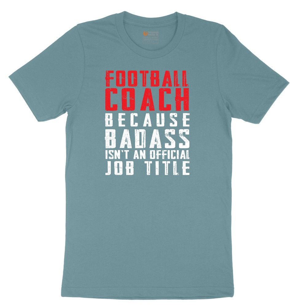 Football Coach Ladies Short Sleeve Tee - Surf Blackout