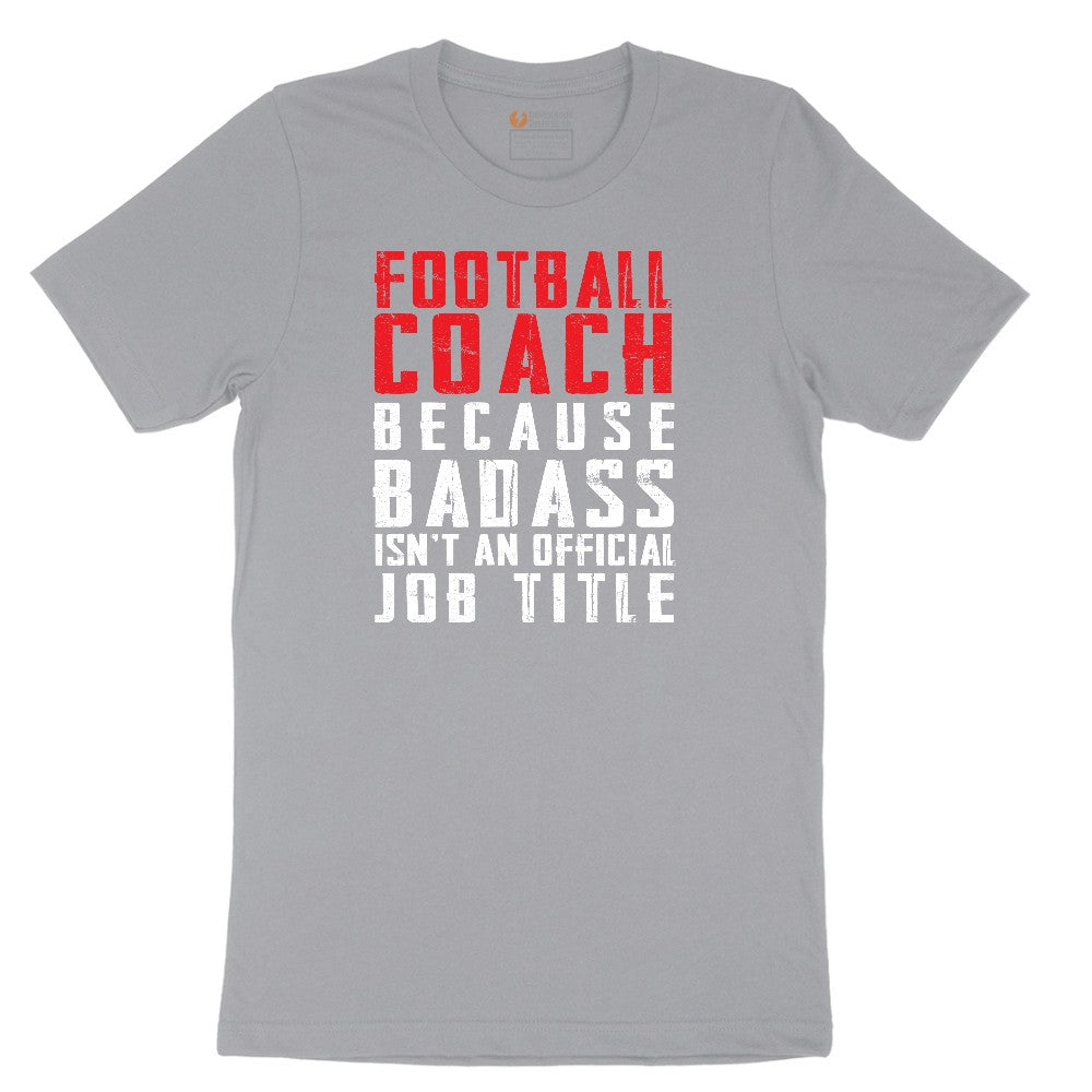 Football Coach Short Sleeve Tee - Athletic Heather Grey