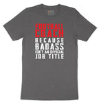 Football Coach Short Sleeve Tee - Dark Heather Grey