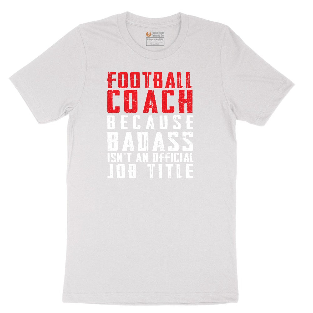 Football Coach Short Sleeve Tee - White