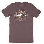 Forever Gamer - Mens & Ladies T-Shirt Ladies Short Sleeve Tee - Sangria Blackout
