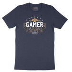 Forever Gamer - Mens & Ladies T-Shirt Short Sleeve Tee - Heather Navy