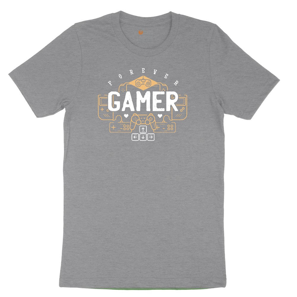 Forever Gamer - Mens & Ladies T-Shirt Toddler Short Sleeve Tee - Athletic Heather