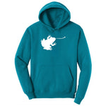 Frog Ladies Hoodie - Teal