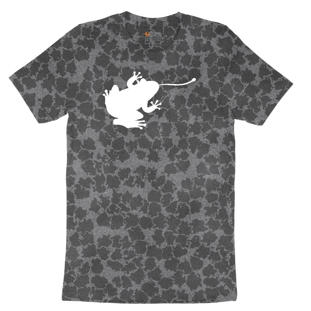 Frog Ladies Short Sleeve Tee - Black Leopard