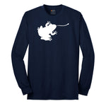 Frog Long Sleeve Tee - Navy