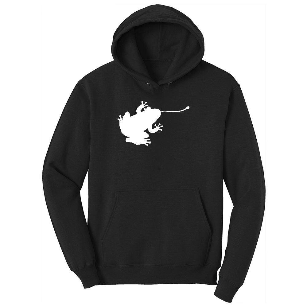 Frog Toddler Hoodie - Jet Black