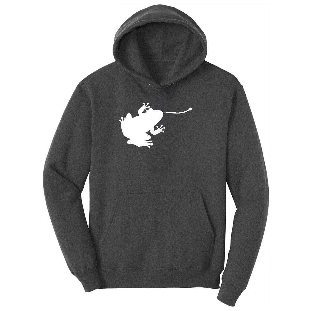 Frog Youth Hoodie - Dark Heather Grey