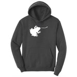 Frog Youth Hoodie - Dark Heather Grey