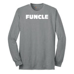Funcle Long Sleeve Tee - Athletic Grey