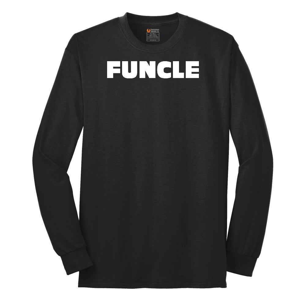 Funcle Long Sleeve Tee - Jet Black