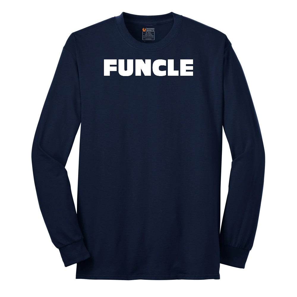 Funcle Long Sleeve Tee - Navy