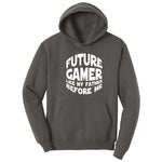 Future Gamer Like My Father Before Me - Mens & Ladies T-Shirt Hoodie - Charcoal