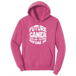 Future Gamer Like My Father Before Me - Mens & Ladies T-Shirt Youth Hoodie - Sangria