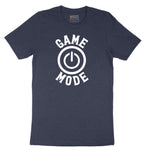 Game Mode - Mens & Ladies T-Shirt Short Sleeve Tee - Heather Navy
