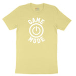 Game Mode - Mens & Ladies T-Shirt Youth Short Sleeve Tee - Yellow