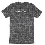 Gameologist - Mens & Ladies T-Shirt Ladies Short Sleeve Tee - Black Leopard
