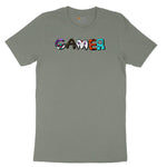 Gamer Art Version - Mens & Ladies T-Shirt Ladies Short Sleeve Tee - Bamboo Blackout