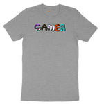 Gamer Art Version - Mens & Ladies T-Shirt Ladies Short Sleeve Tee - Granite Heather