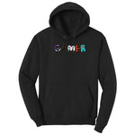 Gamer Art Version - Mens & Ladies T-Shirt Hoodie - Jet Black