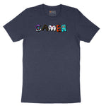 Gamer Art Version - Mens & Ladies T-Shirt Short Sleeve Tee - Heather Navy