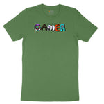 Gamer Art Version - Mens & Ladies T-Shirt Toddler Short Sleeve Tee - Athletic Kelly
