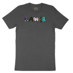 Gamer Art Version - Mens & Ladies T-Shirt Toddler Short Sleeve Tee - Dark Heather Grey
