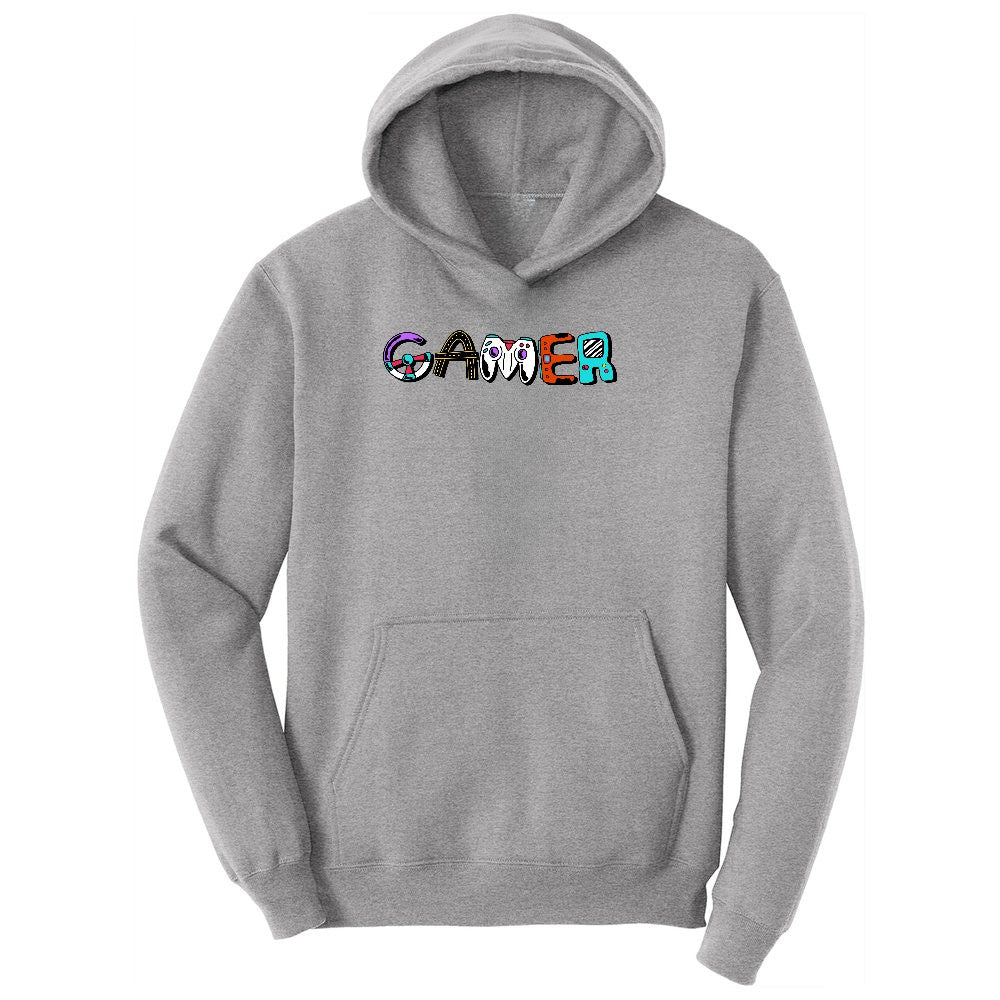 Gamer Art Version - Mens & Ladies T-Shirt Youth Hoodie - Athletic Heather