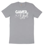 Gamer Girl - Ladies T-Shirt Short Sleeve Tee - Athletic Heather Grey