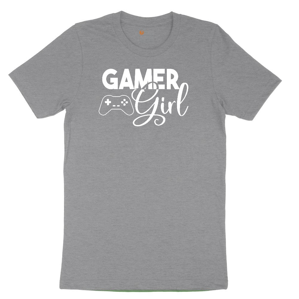 Gamer Girl - Ladies T-Shirt Toddler Short Sleeve Tee - Athletic Heather