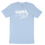 Gamer Girl - Ladies T-Shirt Toddler Short Sleeve Tee - Light Blue