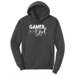 Gamer Girl - Ladies T-Shirt Youth Hoodie - Dark Heather Grey