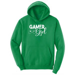 Gamer Girl - Ladies T-Shirt Youth Hoodie - Kelly Green