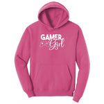 Gamer Girl - Ladies T-Shirt Youth Hoodie - Sangria