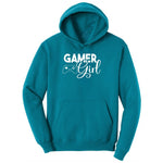 Gamer Girl - Ladies T-Shirt Youth Hoodie - Teal