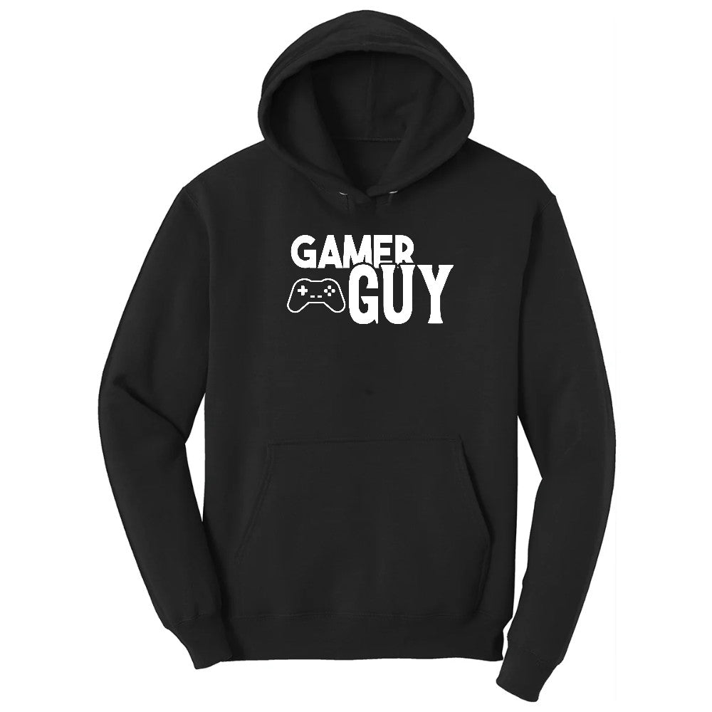 Gamer Guy - Mens T-Shirt Hoodie - Jet Black