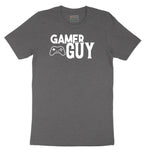 Gamer Guy - Mens T-Shirt Short Sleeve Tee - Dark Heather Grey