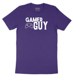 Gamer Guy - Mens T-Shirt Short Sleeve Tee - Team Purple