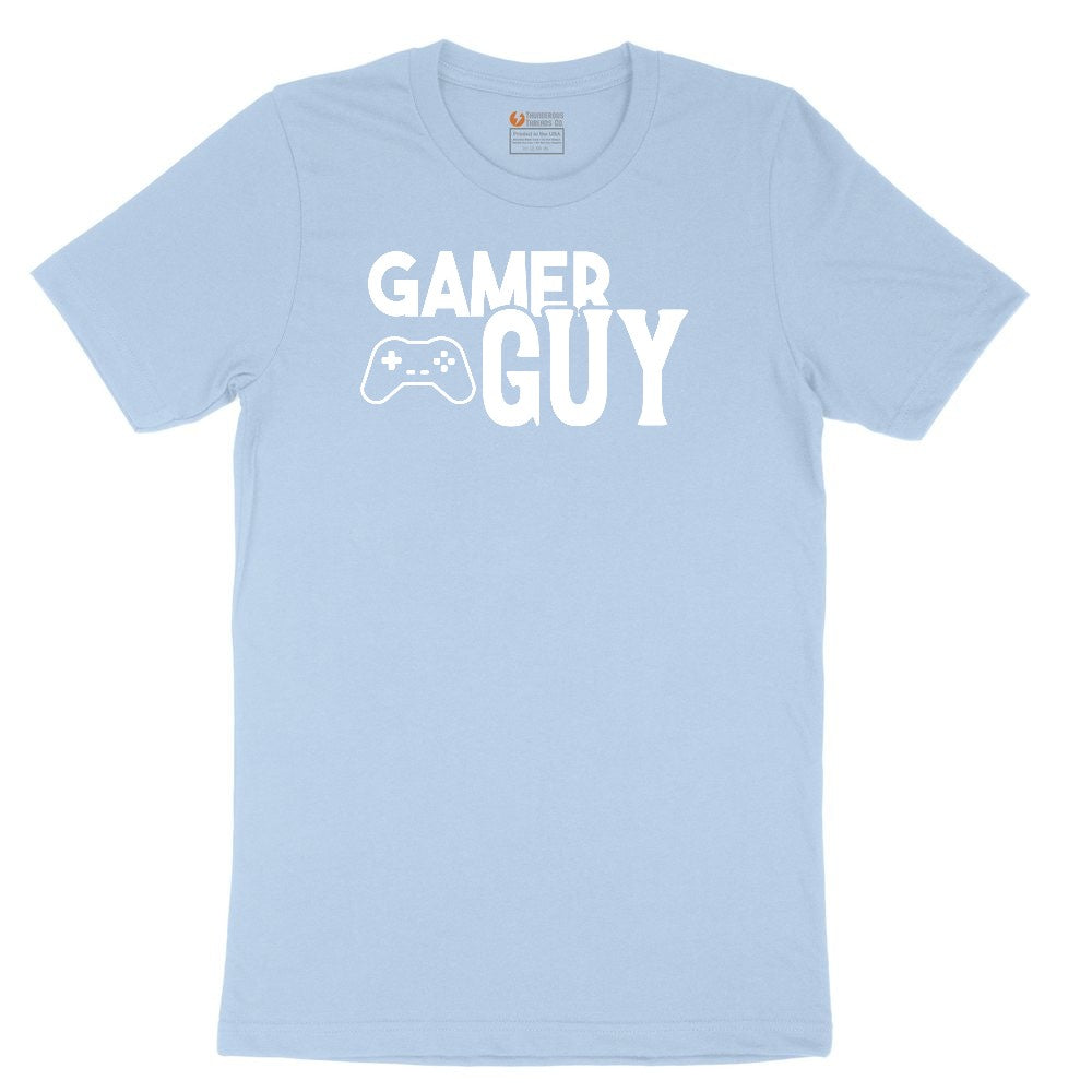 Gamer Guy - Mens T-Shirt Toddler Short Sleeve Tee - Light Blue