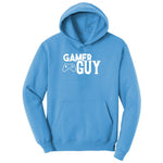 Gamer Guy - Mens T-Shirt Youth Hoodie - Aquatic Blue