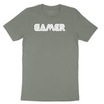 Gamer Sega Version - Mens & Ladies T-Shirt Ladies Short Sleeve Tee - Bamboo Blackout