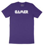 Gamer Sega Version - Mens & Ladies T-Shirt Short Sleeve Tee - Team Purple