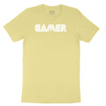 Gamer Sega Version - Mens & Ladies T-Shirt Youth Short Sleeve Tee - Yellow