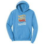 Games Make Me Happy Humans Make My Head Hurt - Mens & Ladies T-Shirt Ladies Hoodie - Aquatic Blue
